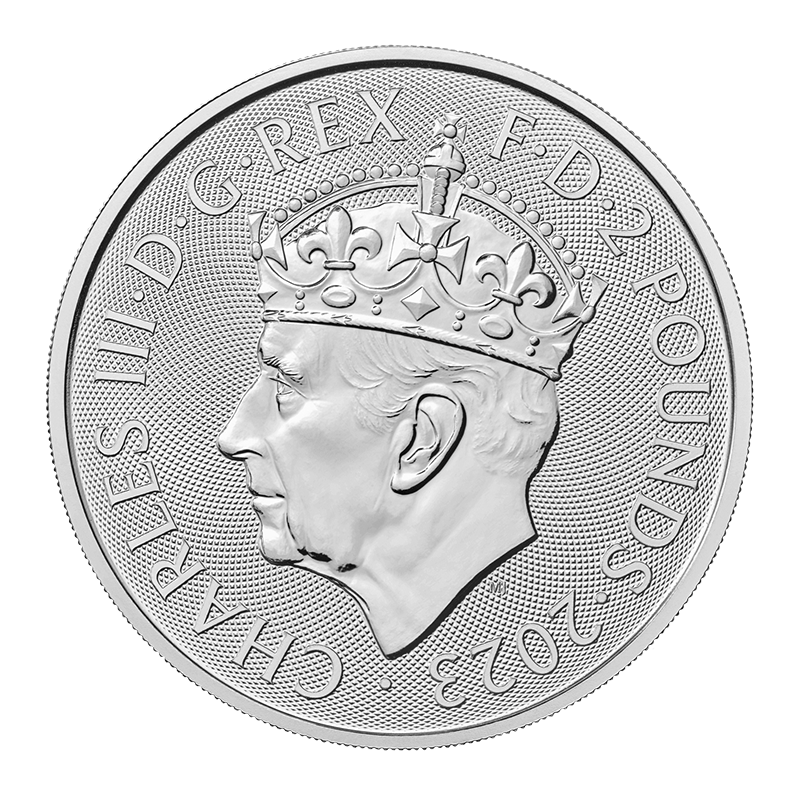 Image pour Pièce d’argent Britannia de 1 oz du couronnement à l’effigie du roi Charles (2023) à partir de Métaux précieux TD